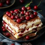Decadent Cherry Amaretto Tiramisu