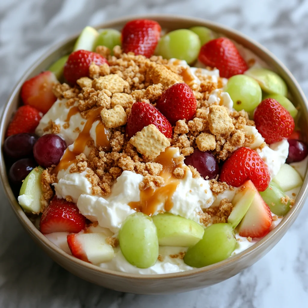 Easy Cheesecake Fruit Salad
