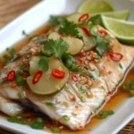Exotic Steamed Fish with Ginger and Lime