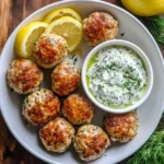 Feta-Stuffed Greek Chicken Meatballs