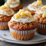 Hawaiian Pineapple Carrot Muffins