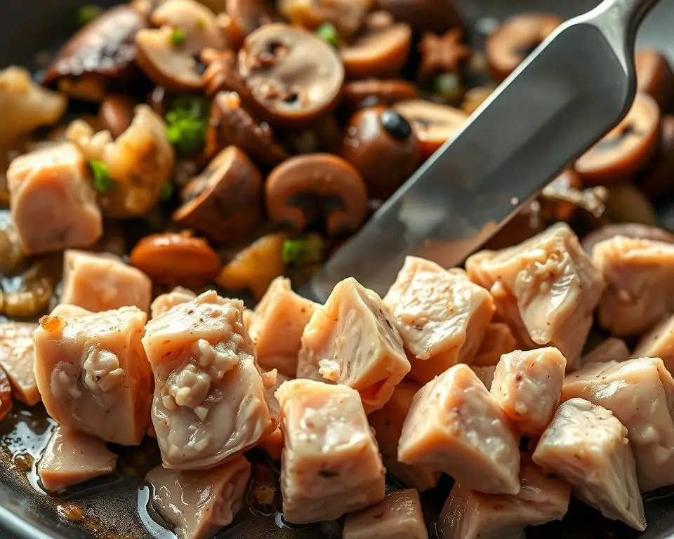 chicken preparation for stroganoff