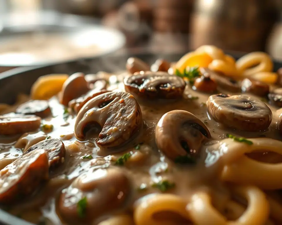 creamy mushroom sauce