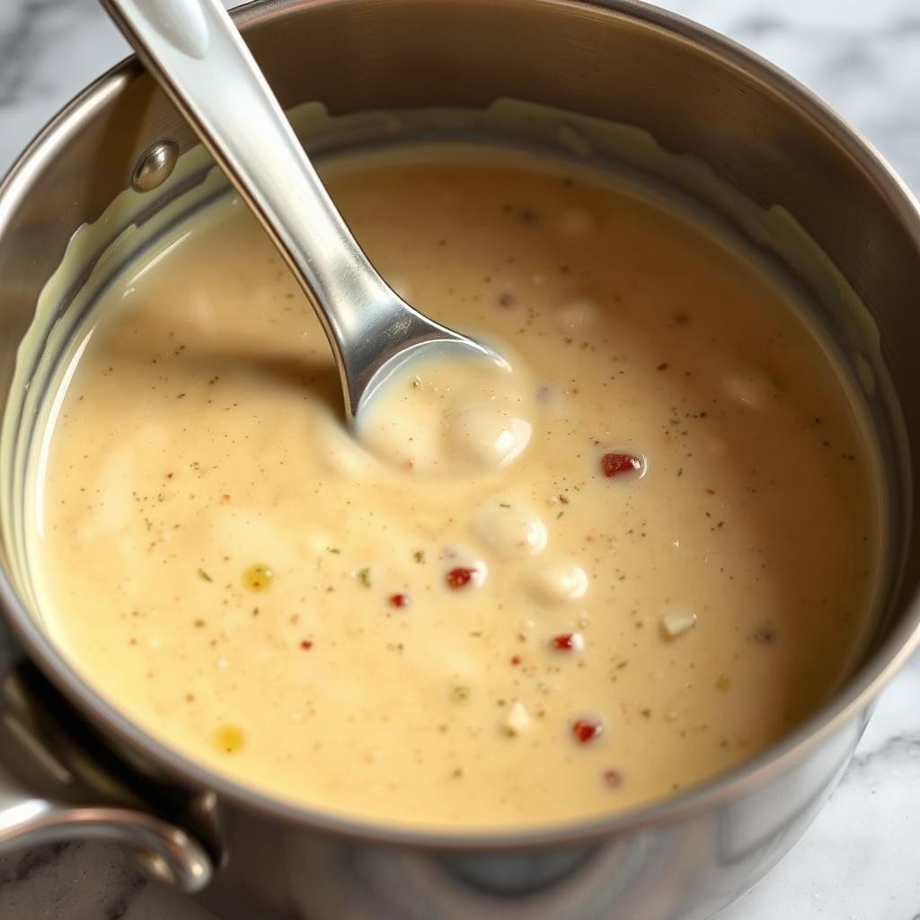 Creamy Tuscan Sauce Preparation