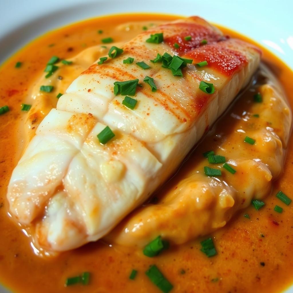 Red Snapper with Creamy Creole Sauce
