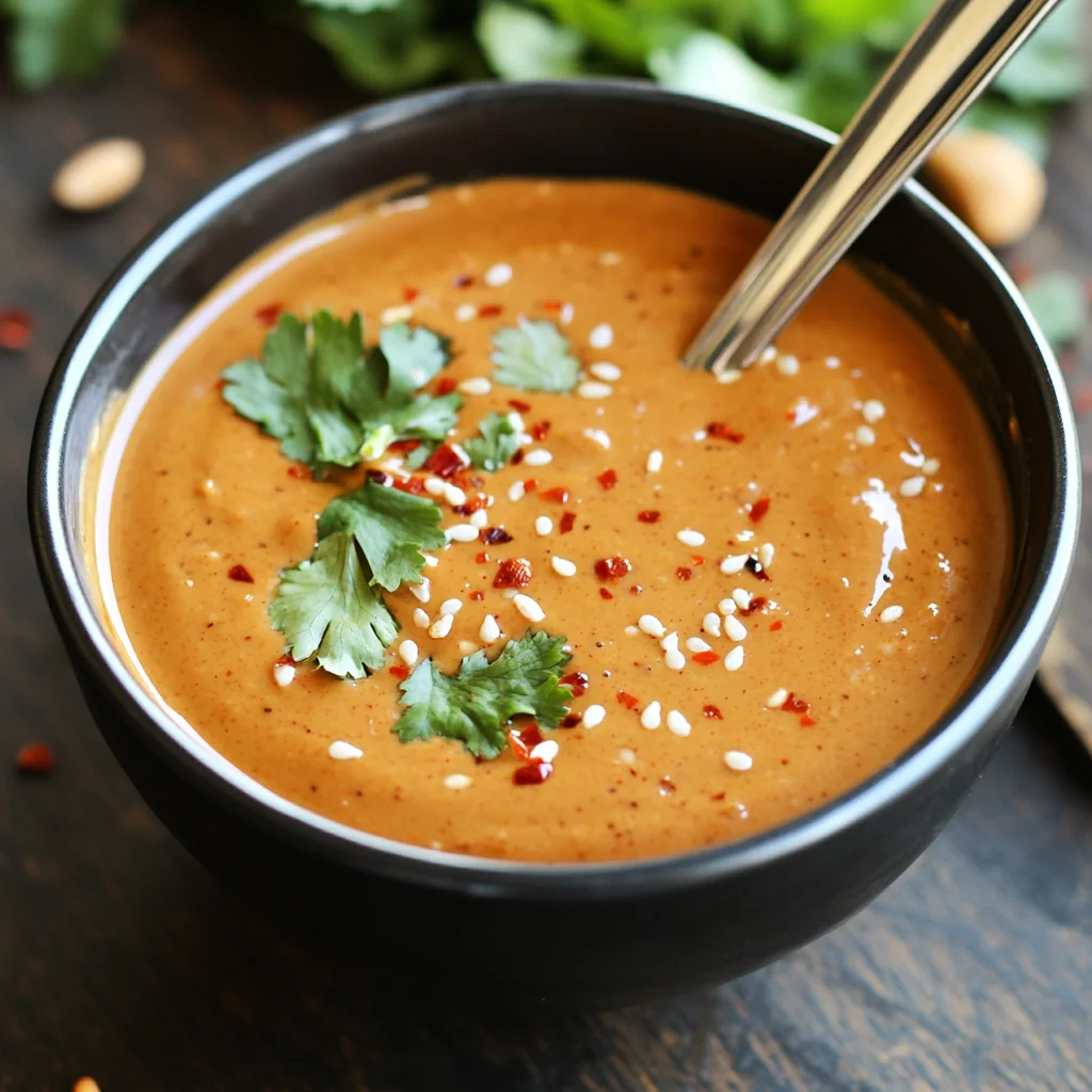 BEST Easy Thai Peanut Sauce