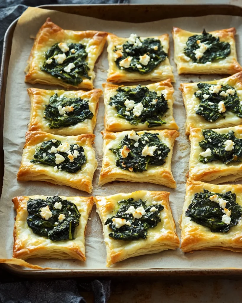 Baked Spinach and Feta Bites