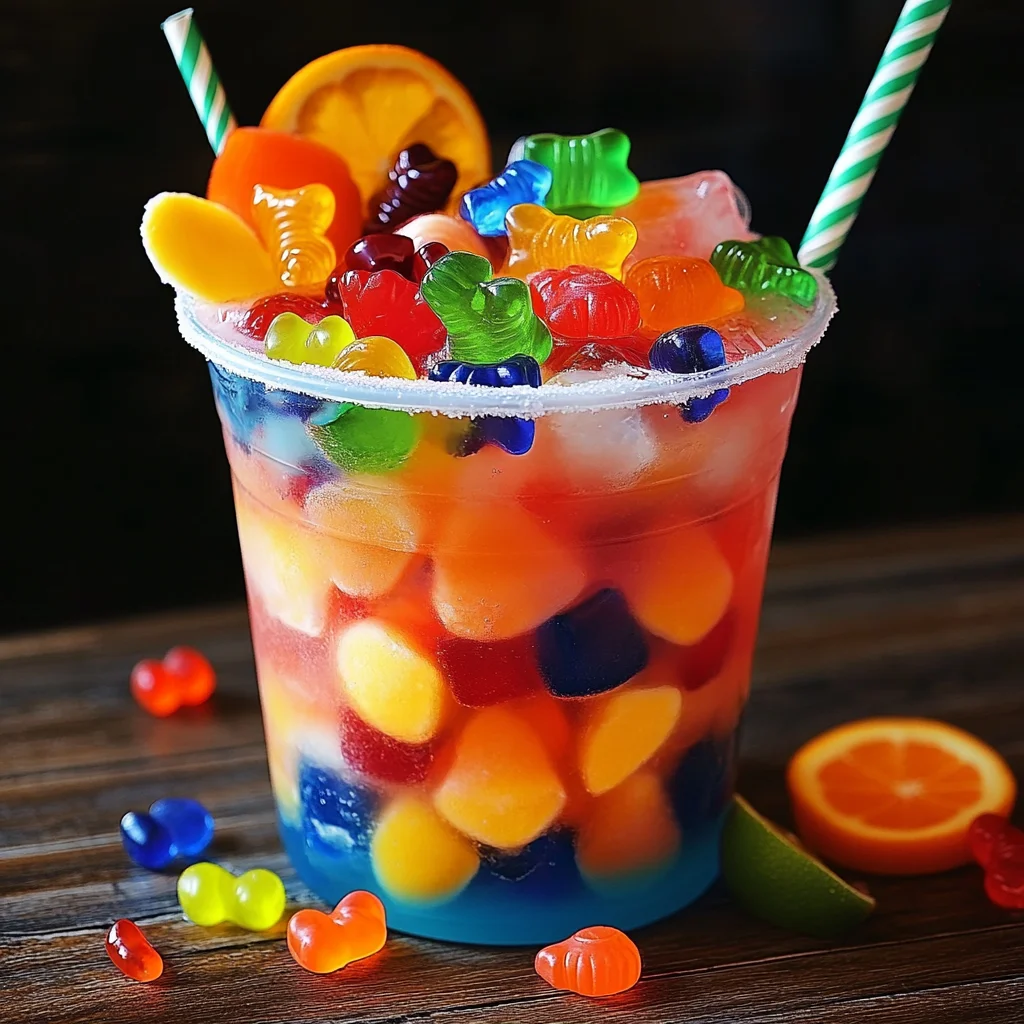 Boozy Candy Bucket Cocktail