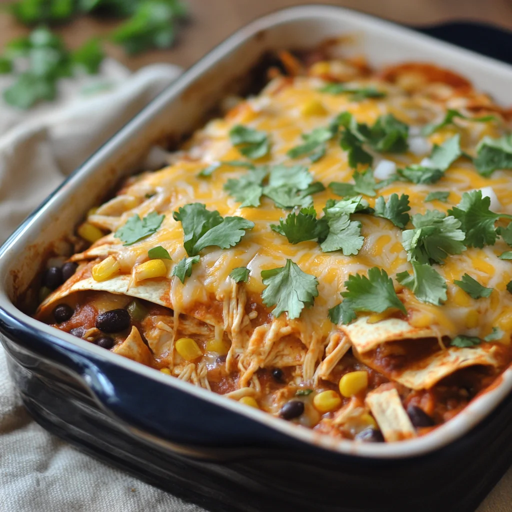 Chicken Enchilada Bake