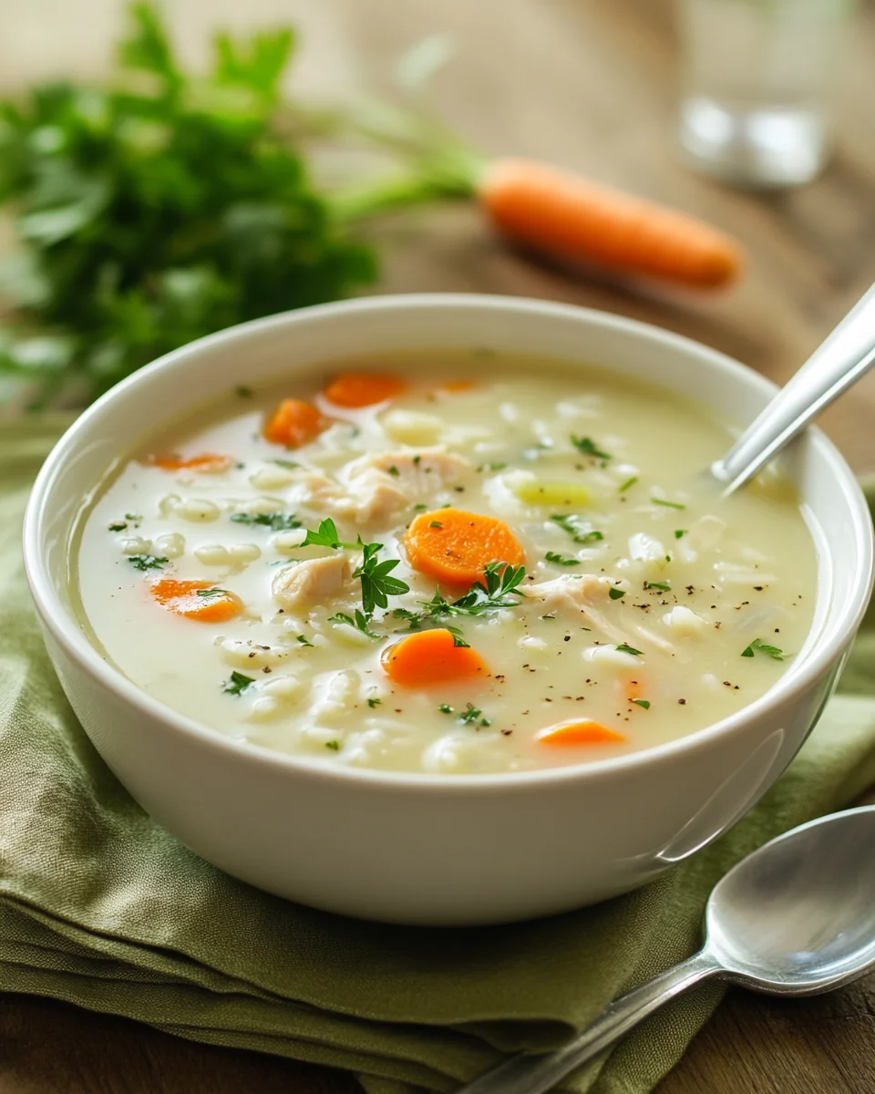 Cozy Chicken and Rice Soup