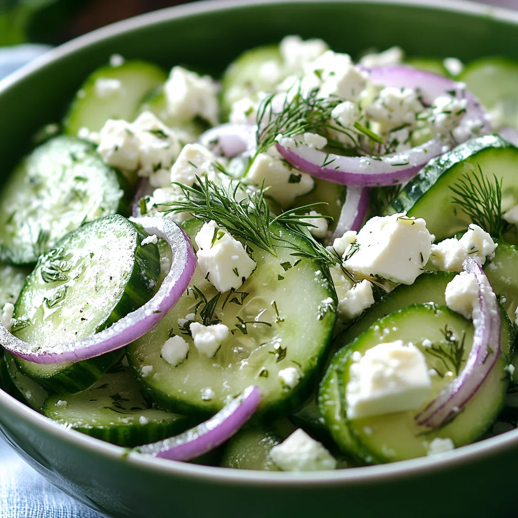 Cucumber Feta Salad