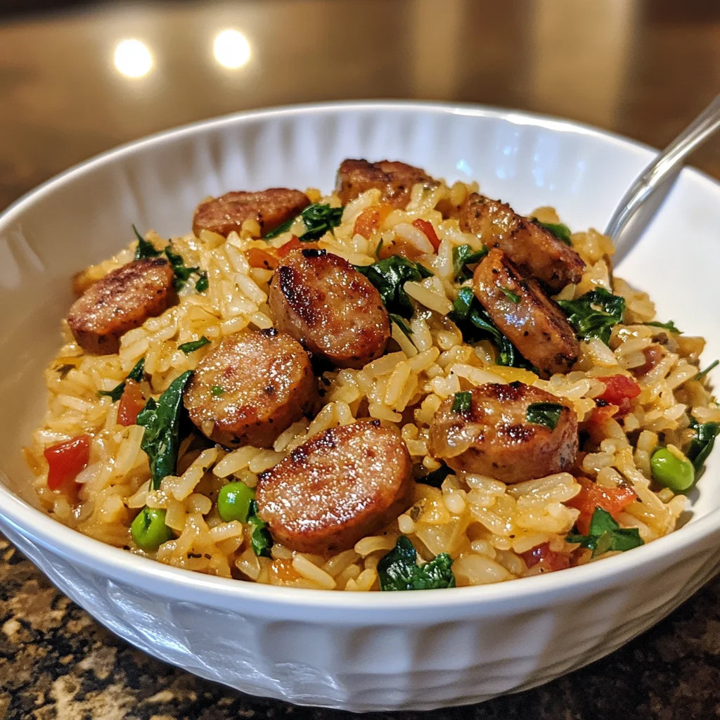 Delicious Sausage And Rice