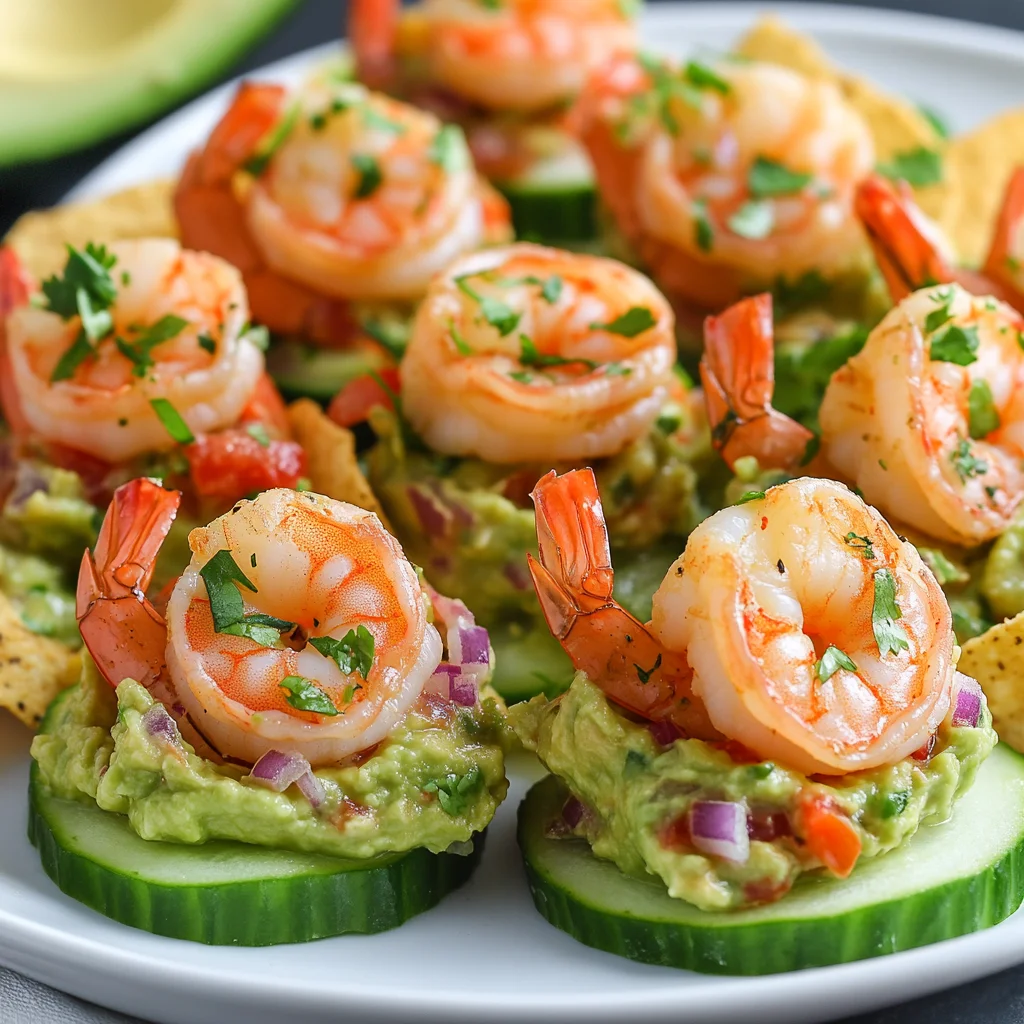 Guacamole Shrimp Bites