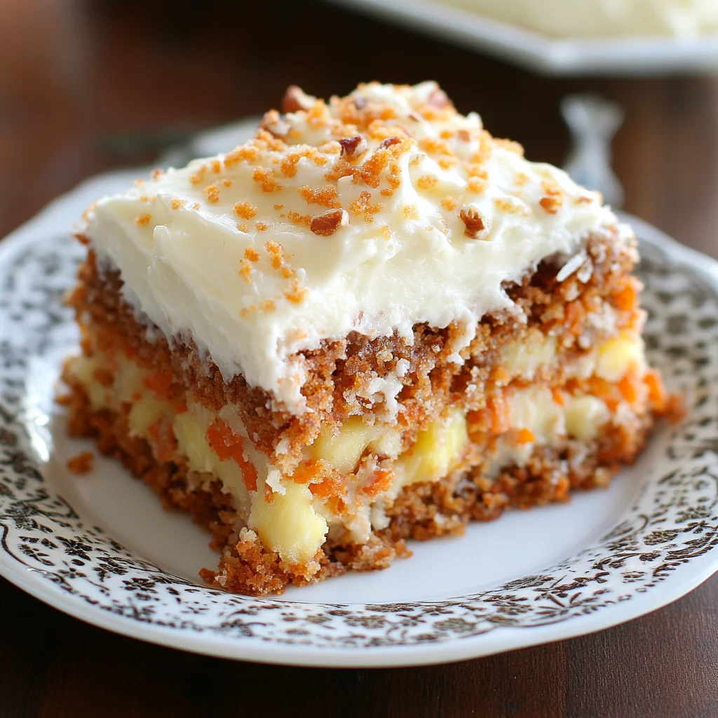 Hawaiian Carrot Pineapple Cake