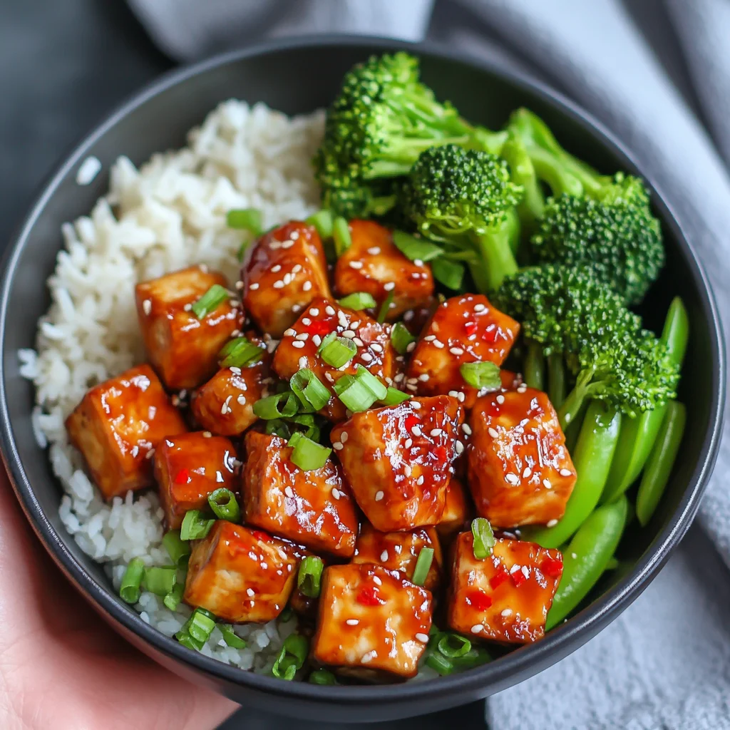 Honey Garlic Tofu