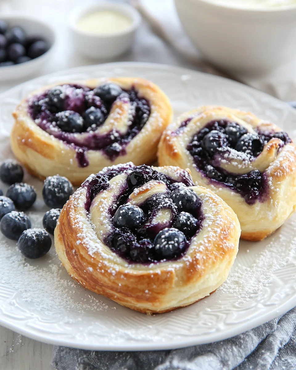 Irresistible Blueberry Cheesecake Rolls