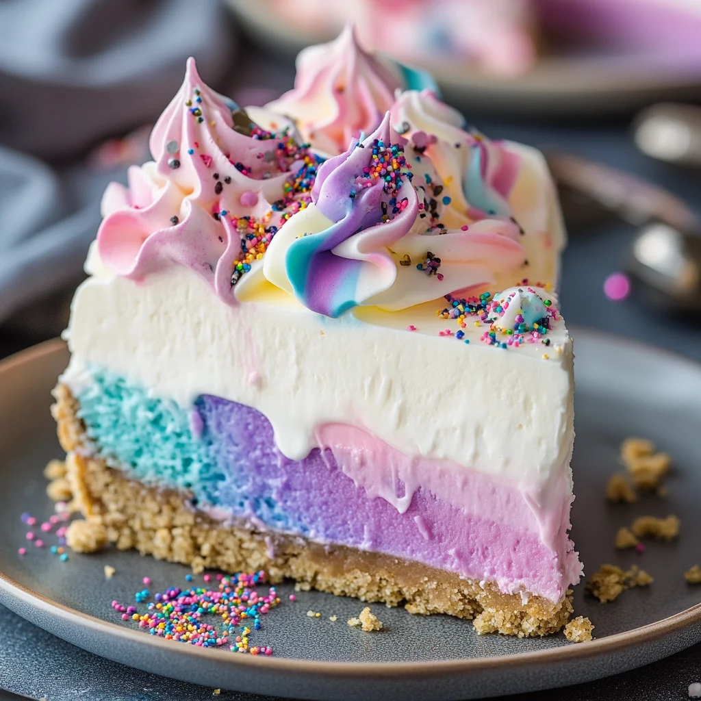 Magical Unicorn Cheesecake