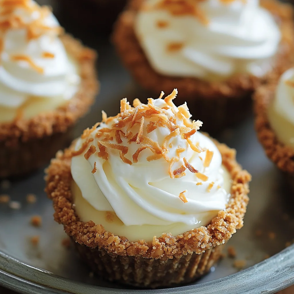 Mini Coconut Cream Pies