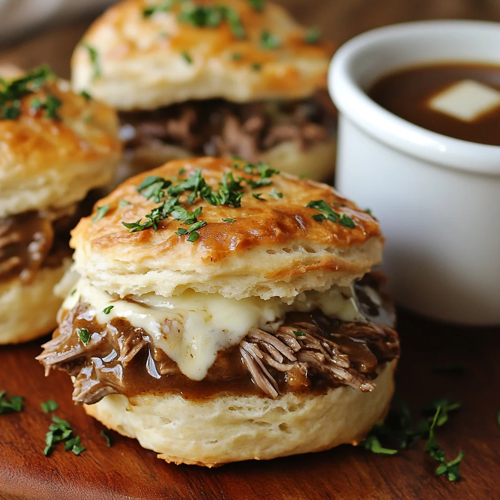 Savory French Dip Biscuits