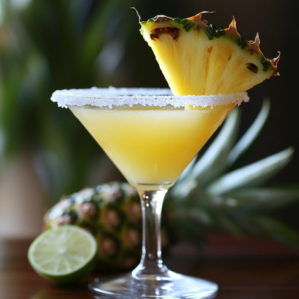 Vanilla Pineapple Cocktail