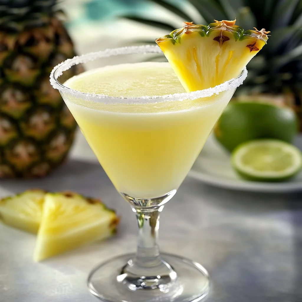 Vanilla Pineapple Cocktail