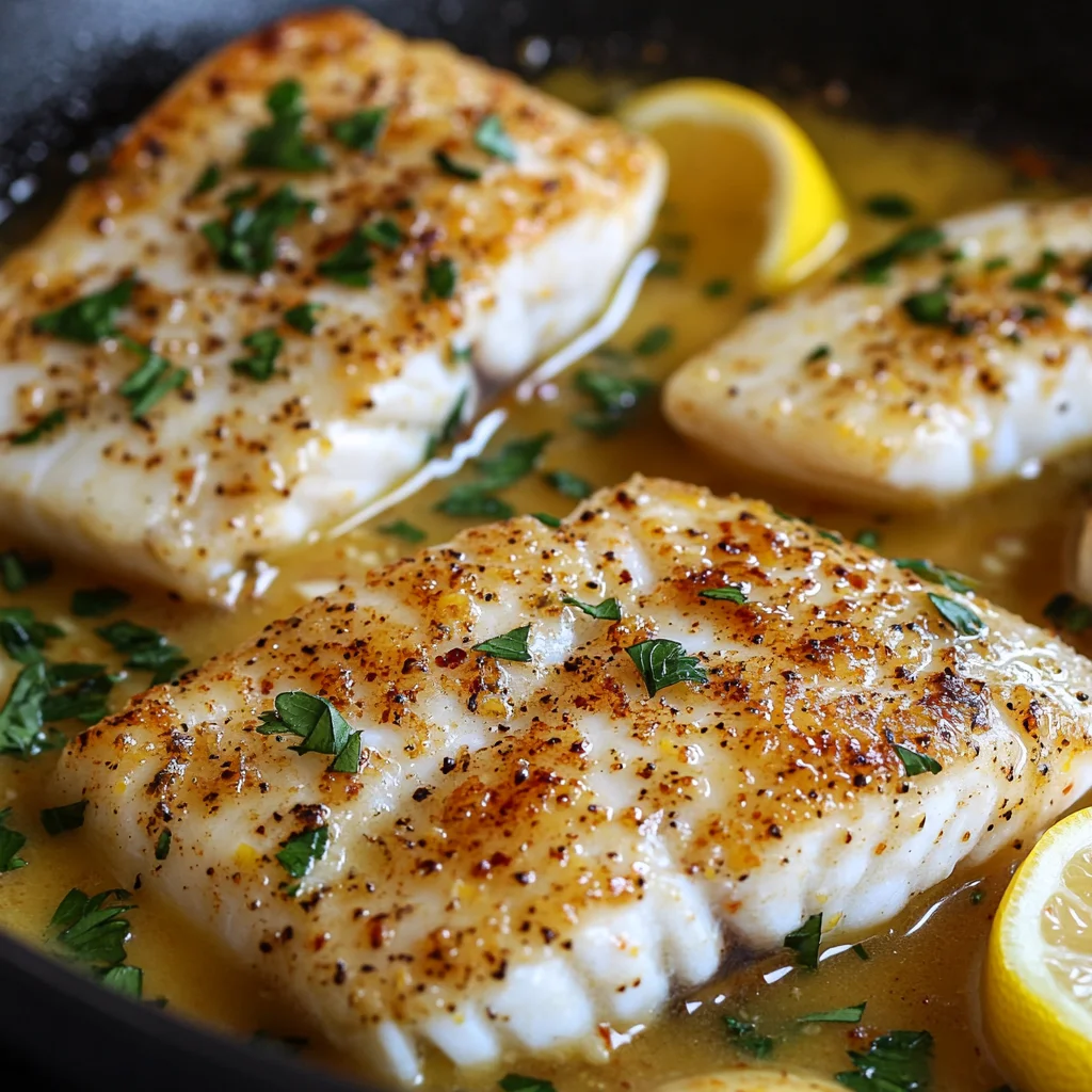 Zesty Lemon Butter Fish Fillet