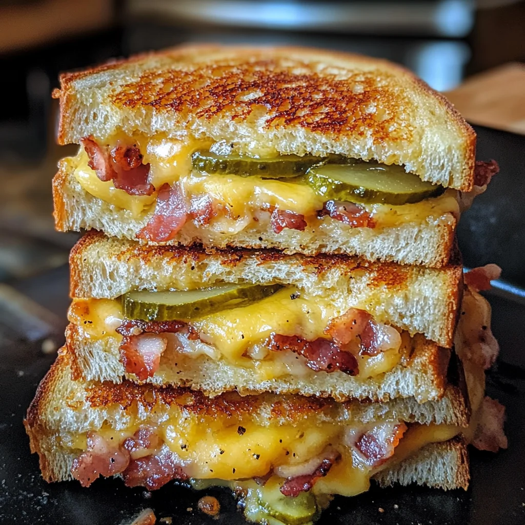 Dill Pickle Grilled Cheese