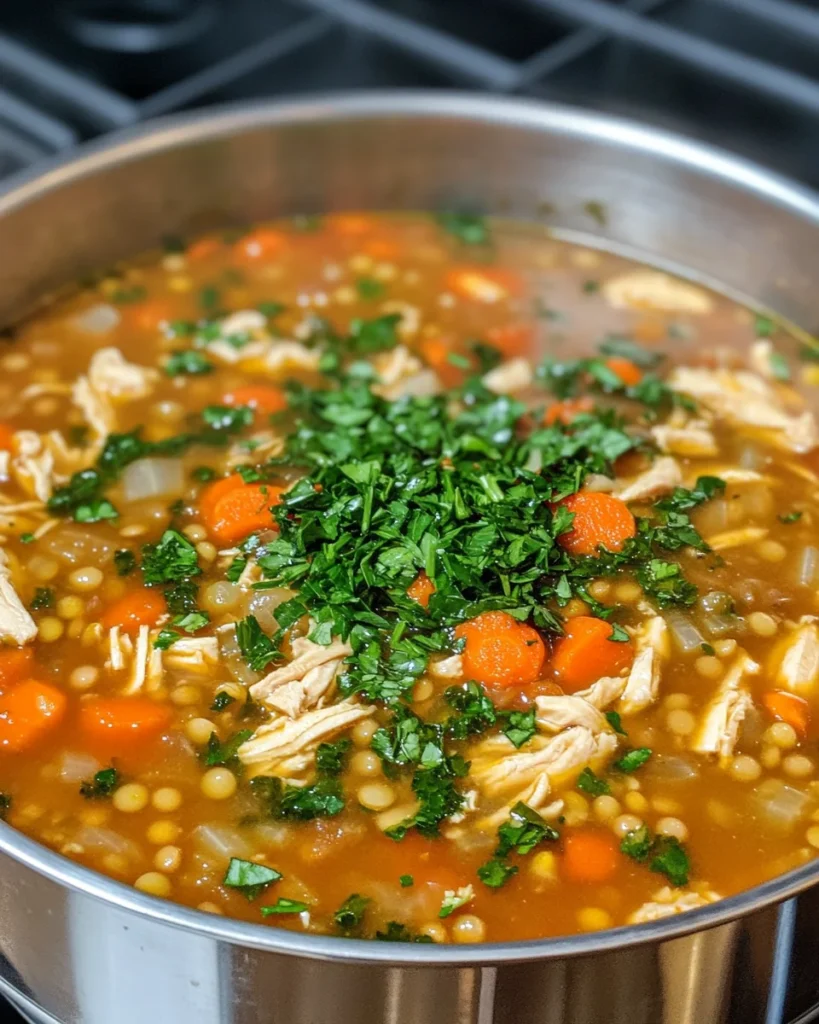 Chicken Lentil Soup