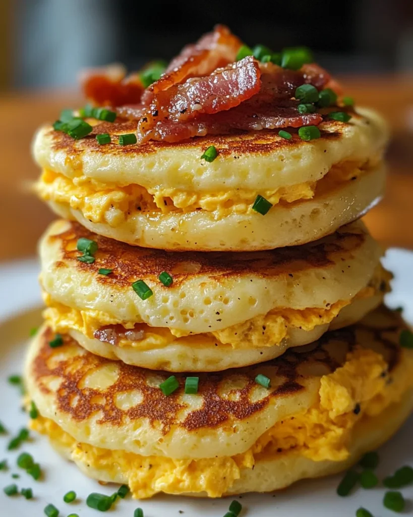 Breakfast Eggy Crumpets