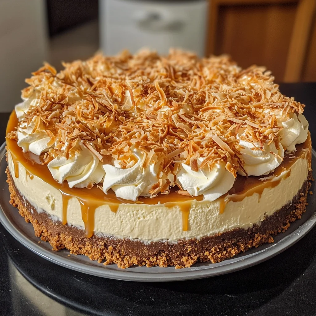 Samoa Cheesecake Recipe
