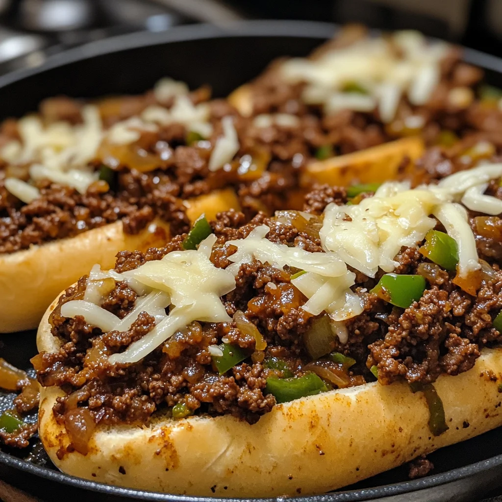 Philly Cheesesteak Sloppy Joes