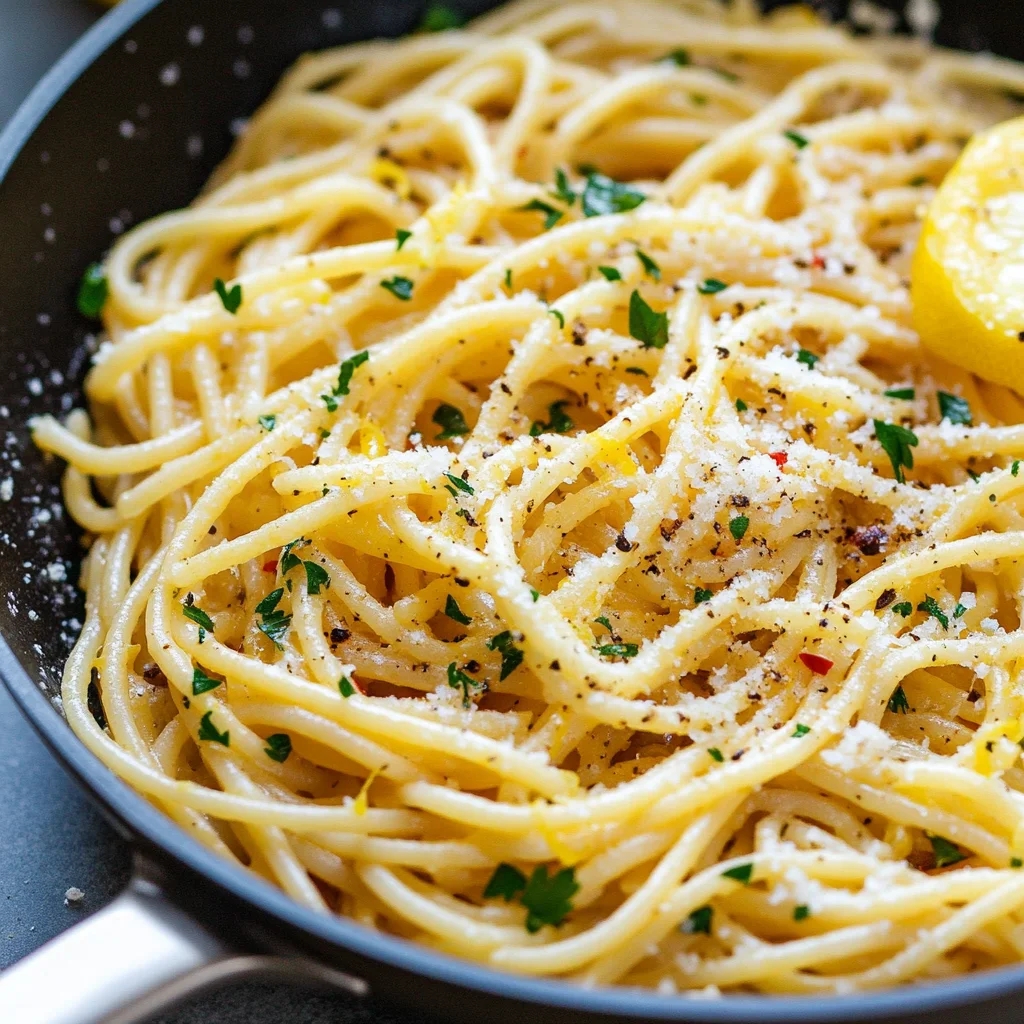 Quick and Easy Lemon Pasta