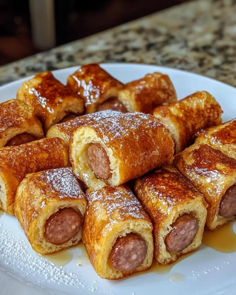 Sausage French Toast Roll-Ups Recipe