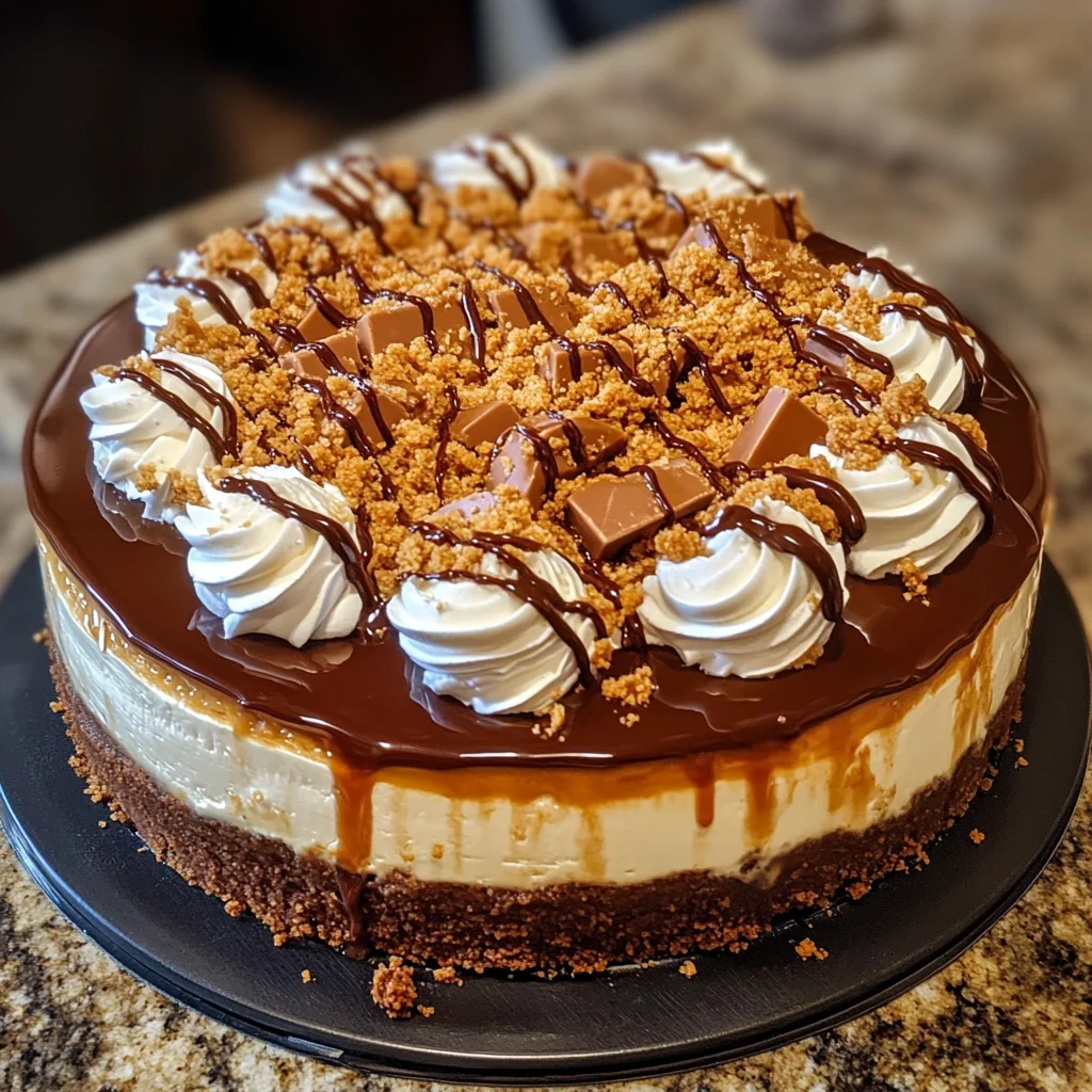 Caramel Chocolate Coffee Cheesecake