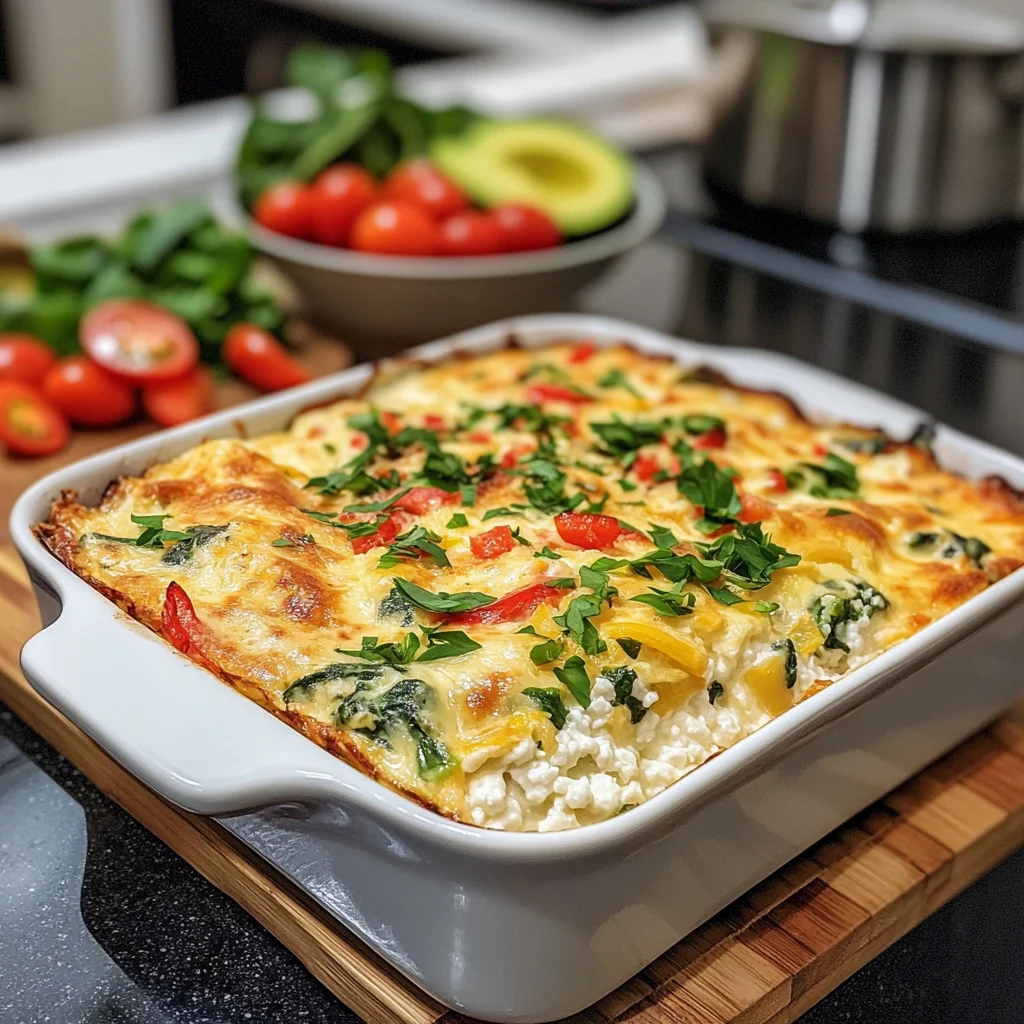 Cottage Cheese and Veggie Bake