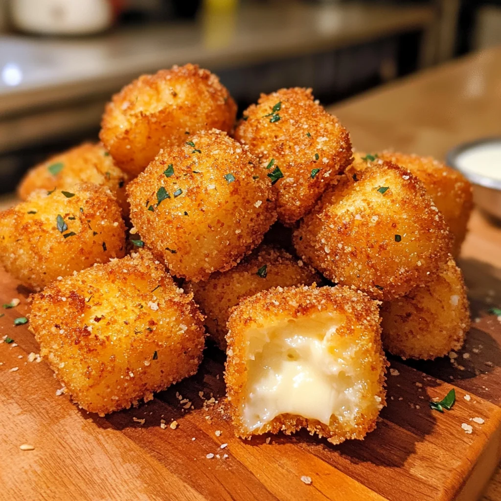Mozzarella Fried Cheese Bites