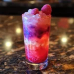 Glittering Raspberry Sparkler Shot