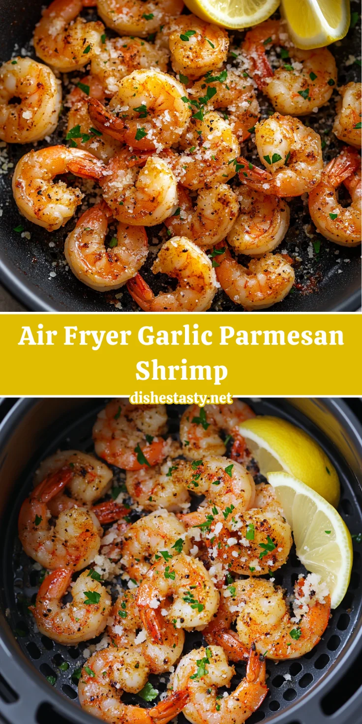 Air Fryer Garlic Parmesan Shrimp – Crispy, Buttery & Ready in 10 Minutes!