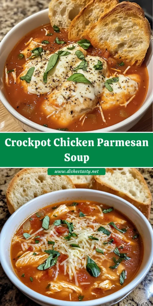 Crockpot Chicken Parmesan Soup – Comfort Food, Hands-Free
