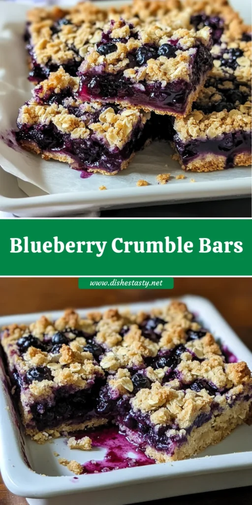 Blueberry Crumble Bars – Buttery, Juicy & Irresistibly Easy