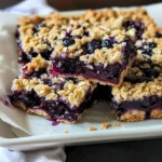 Blueberry Crumble Bars – Buttery, Juicy & Irresistibly Easy