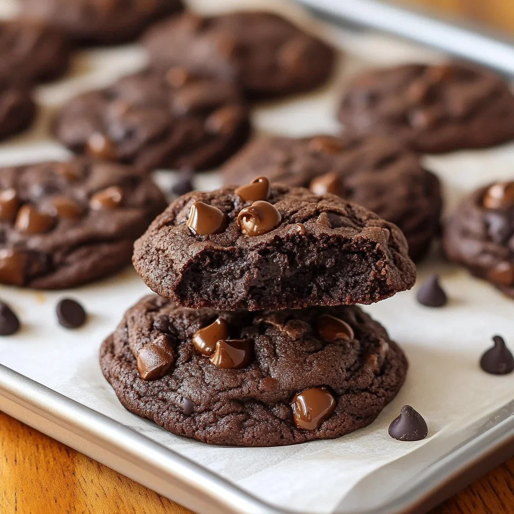Chocolate Pudding Cookies