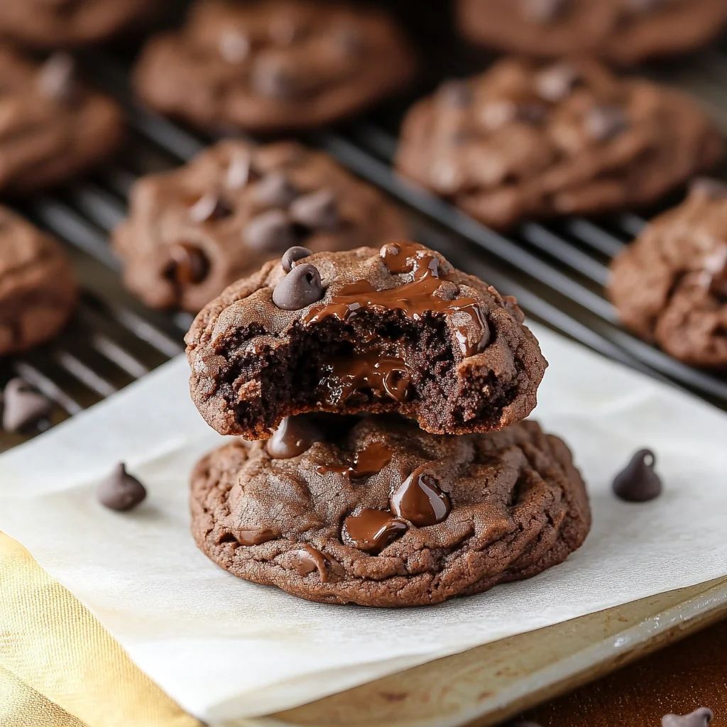Chocolate Pudding Cookies