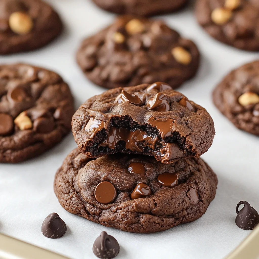 Chocolate Pudding Cookies