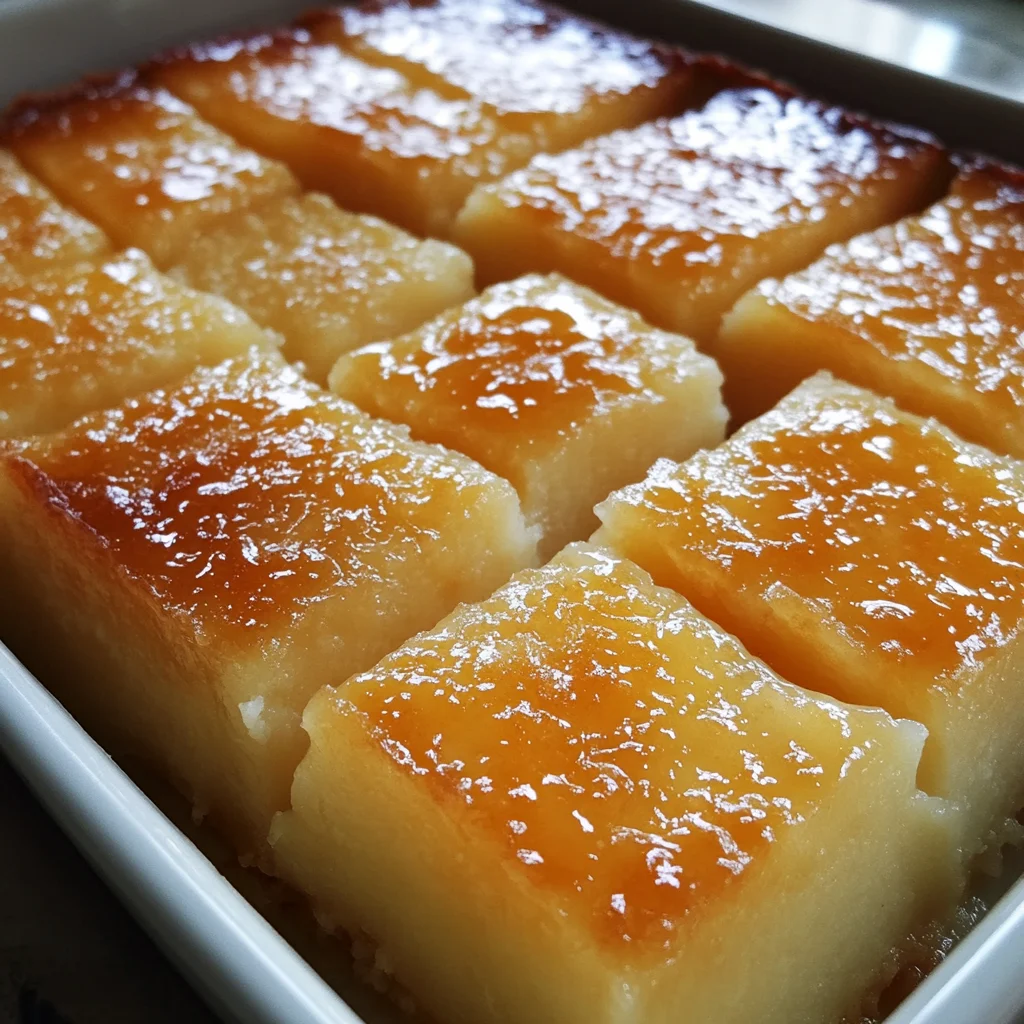 Cassava Cake with Macapuno