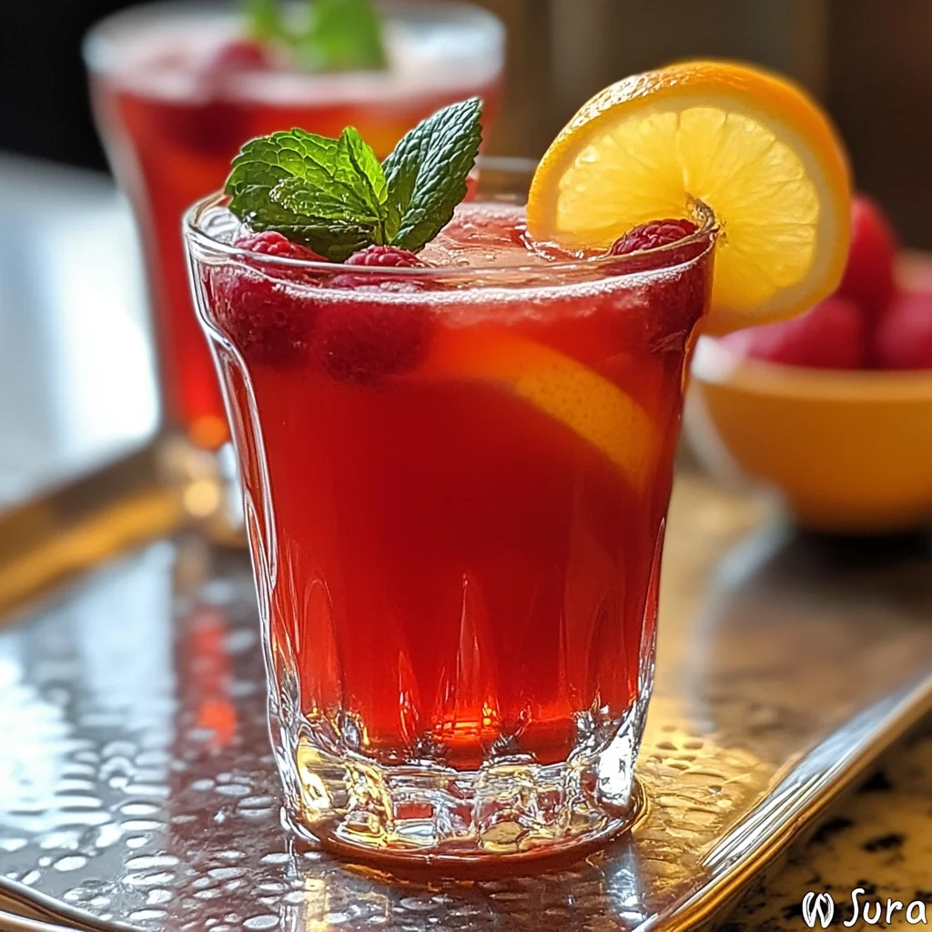 Sour Raspberry Punch Shot