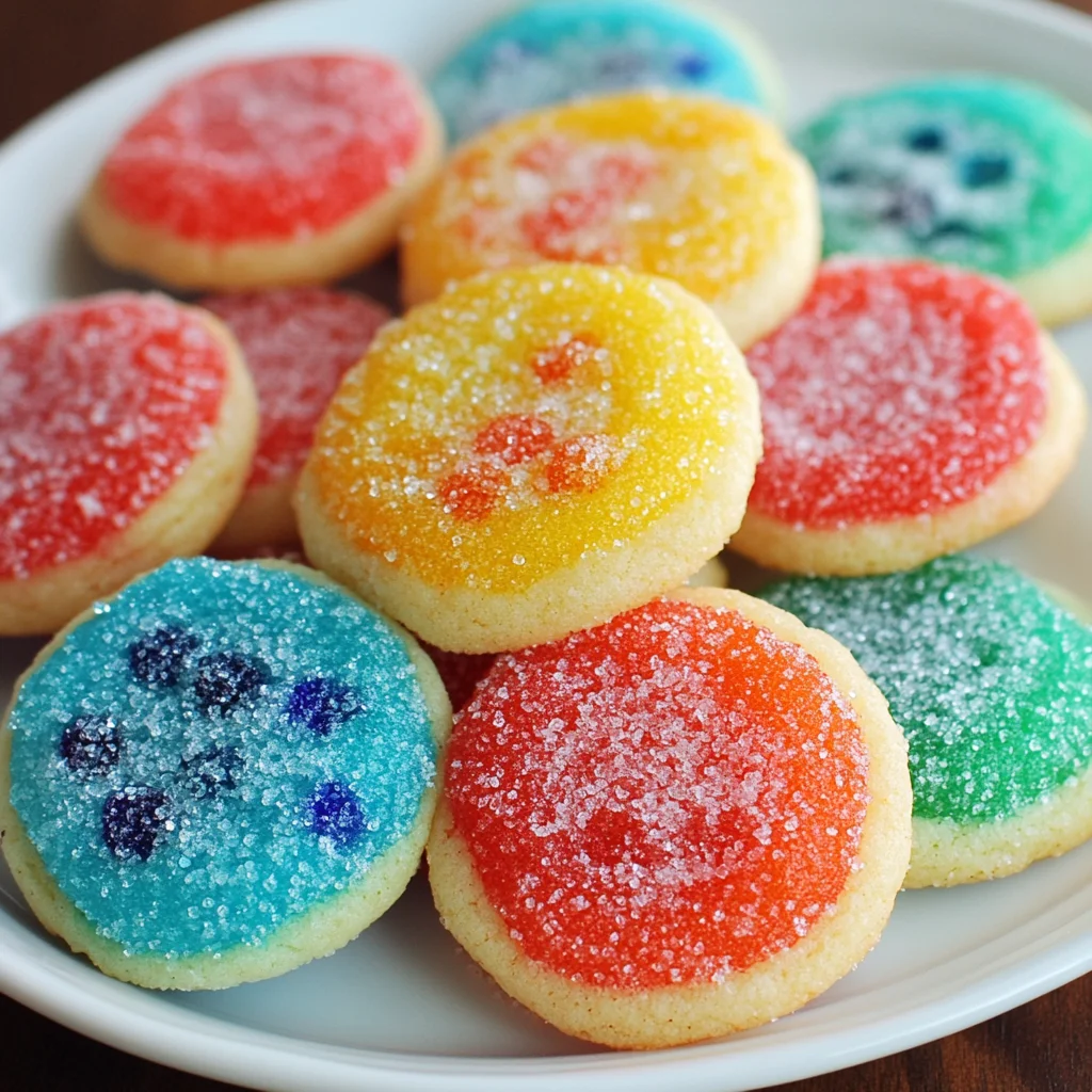 Jolly Rancher Jello Sugar Cookies