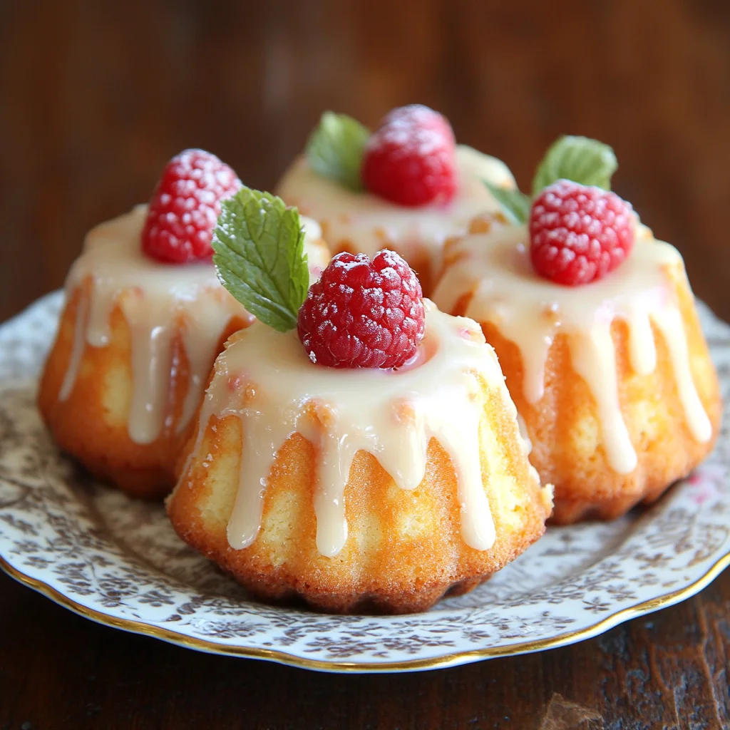 Mini Bundt Cakes with Greek Yogurt