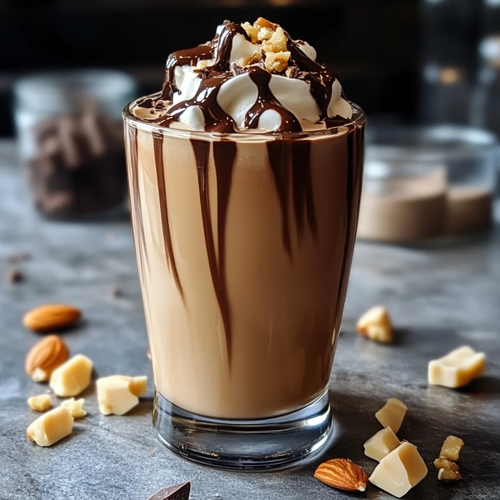Nutty Chocolate Mudslide Cocktail