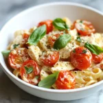 Roasted Tomato and Garlic Ricotta Pasta